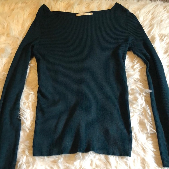 Turquoise long sleeve shirt - Picture 2 of 8